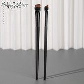 Új szemöldökkontúr ecset Szemöldök szemceruza ecset hordozható kis szögű szemöldökkefe női smink eszköz