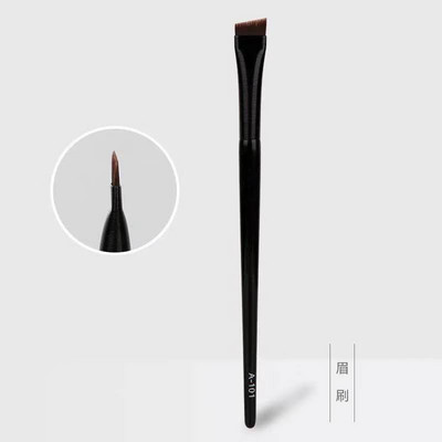 Új szemöldökkontúr ecset Szemöldök szemceruza ecset hordozható kis szögű szemöldökkefe női smink eszköz