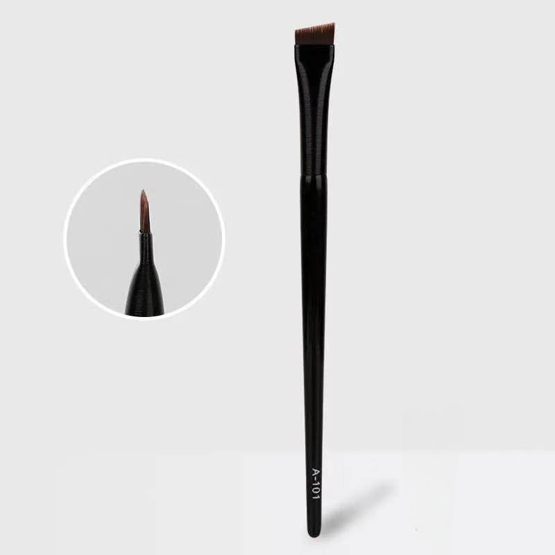 Új szemöldökkontúr ecset Szemöldök szemceruza ecset hordozható kis szögű szemöldökkefe női smink eszköz