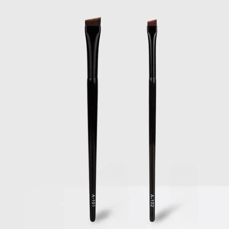 Új szemöldökkontúr ecset Szemöldök szemceruza ecset hordozható kis szögű szemöldökkefe női smink eszköz