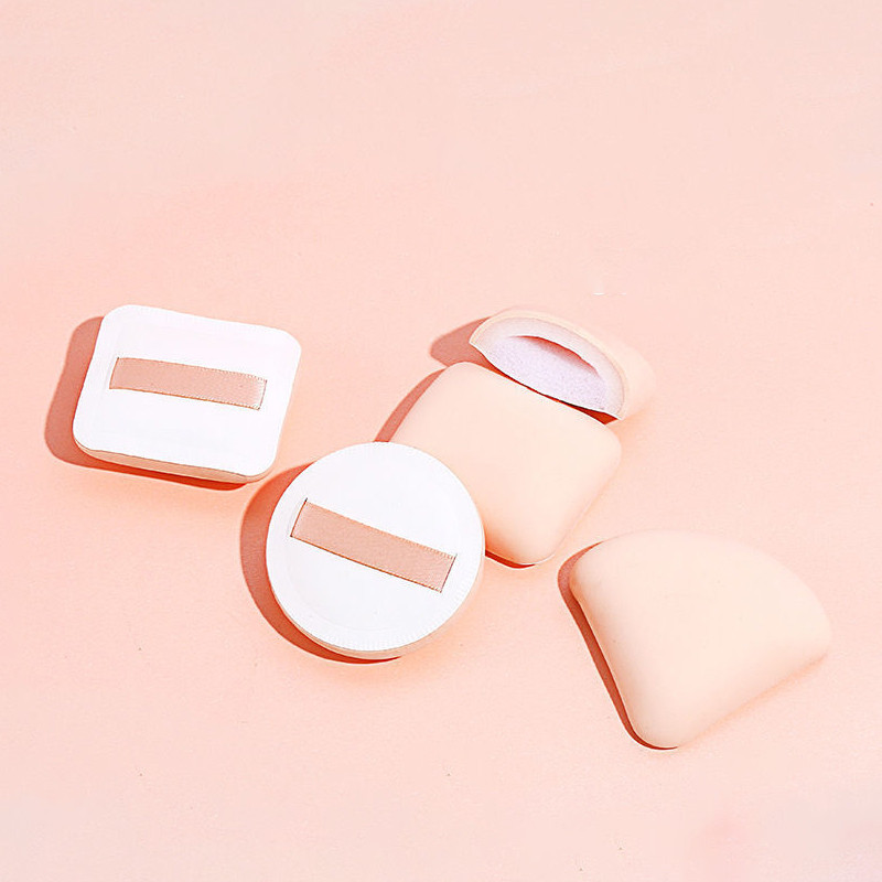 Aplauzums kokvilnas spilvens gaisa spilvens uzpūšams tīkls sarkans ar precēm trīsstūris rīsu bumbiņu tonālais krēms šķidrs, sauss un mitrs divējāda lietojuma sūklis