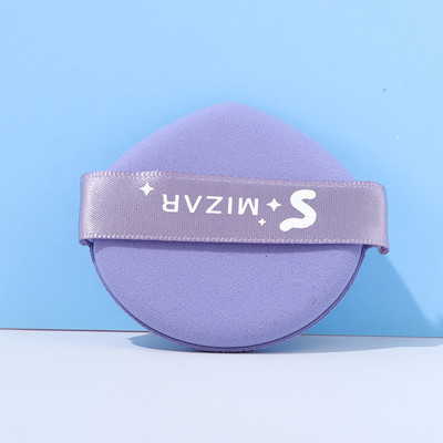 Kolmnurkne ümmargune kosmeetiline puhv, kuiv, märg kasutatav pehme õhkpadjaga puuderjumestus kaasaskantav käsn, puuvillane pestav naiste meigipuhv