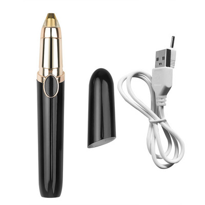Električni trimer za obrve USB punjivi ženski mini brijač za usne Prijenosni odstranjivač dlačica s lica za žene Bezbolni brijač