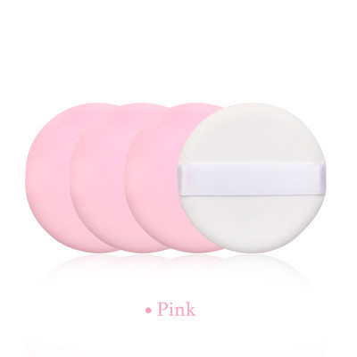 5 gab. Profesionāls apaļas formas sejas sejas ķermeņa pūdera tonālais krēms Puff Portable, mīksts, kosmētisks, pūšošs aplauzuma krēms, sūkļa partija