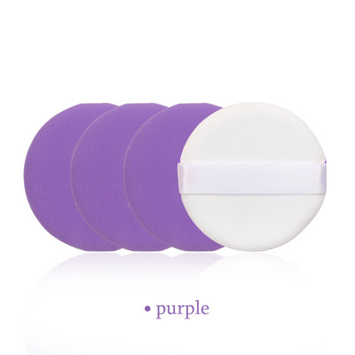 5 gab. Profesionāls apaļas formas sejas sejas ķermeņa pūdera tonālais krēms Puff Portable, mīksts, kosmētisks, pūšošs aplauzuma krēms, sūkļa partija