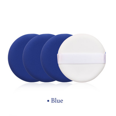 5 gab. Profesionāls apaļas formas sejas sejas ķermeņa pūdera tonālais krēms Puff Portable, mīksts, kosmētisks, pūšošs aplauzuma krēms, sūkļa partija