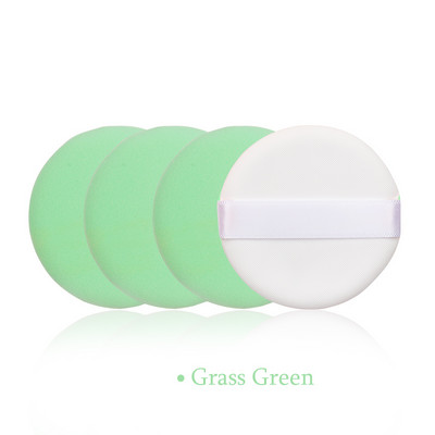 5 gab. Profesionāls apaļas formas sejas sejas ķermeņa pūdera tonālais krēms Puff Portable, mīksts, kosmētisks, pūšošs aplauzuma krēms, sūkļa partija