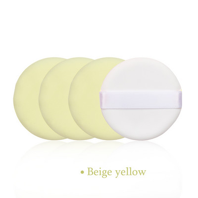 5 gab. Profesionāls apaļas formas sejas sejas ķermeņa pūdera tonālais krēms Puff Portable, mīksts, kosmētisks, pūšošs aplauzuma krēms, sūkļa partija