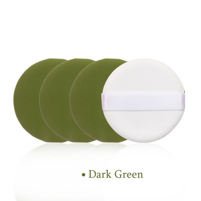 5 gab. Profesionāls apaļas formas sejas sejas ķermeņa pūdera tonālais krēms Puff Portable, mīksts, kosmētisks, pūšošs aplauzuma krēms, sūkļa partija