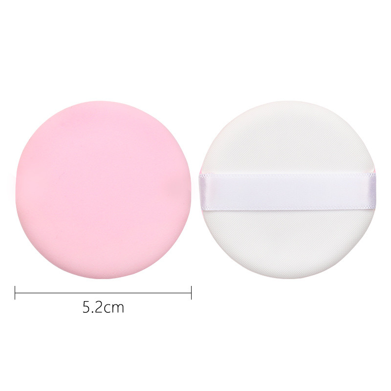 5 gab. Profesionāls apaļas formas sejas sejas ķermeņa pūdera tonālais krēms Puff Portable, mīksts, kosmētisks, pūšošs aplauzuma krēms, sūkļa partija