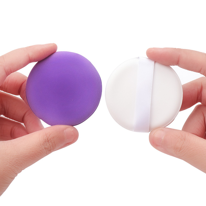 5 gab. Profesionāls apaļas formas sejas sejas ķermeņa pūdera tonālais krēms Puff Portable, mīksts, kosmētisks, pūšošs aplauzuma krēms, sūkļa partija