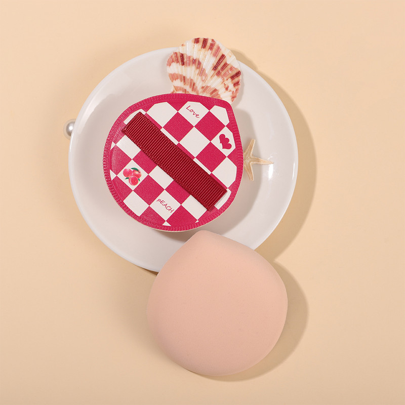 OVW Cotton Candy Powder Puff New Large Powder Puff neēd pūderi Ādai draudzīgs sausais un mitrais divējāda lietojuma pūdera kārta ar mini