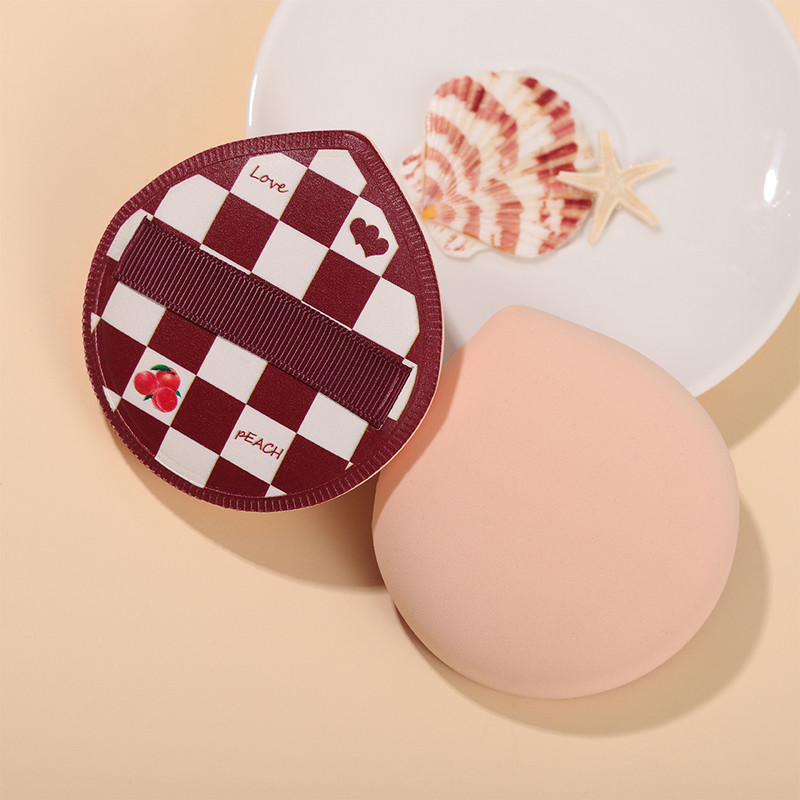 OVW Cotton Candy Powder Puff New Large Powder Puff neēd pūderi Ādai draudzīgs sausais un mitrais divējāda lietojuma pūdera kārta ar mini