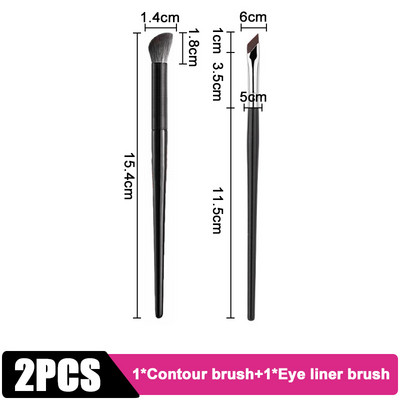 Deguna ēnu otiņa leņķveida kontūras aplauzuma otas Sejas deguna siluets Acu ēnas Kosmētiskā Blending Korektora otiņa Aplauzuma rīki