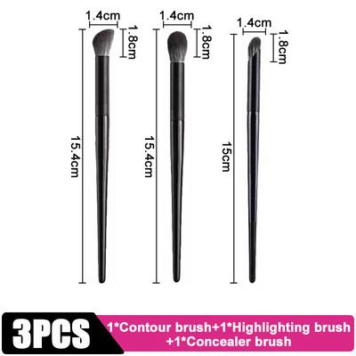 Deguna ēnu otiņa leņķveida kontūras aplauzuma otas Sejas deguna siluets Acu ēnas Kosmētiskā Blending Korektora otiņa Aplauzuma rīki