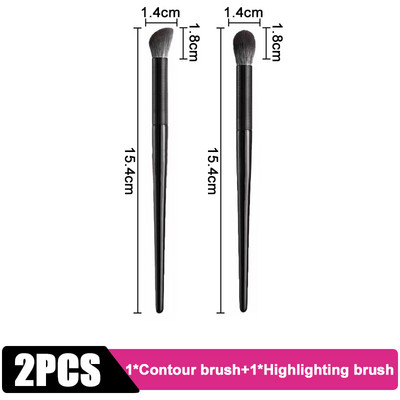 Deguna ēnu otiņa leņķveida kontūras aplauzuma otas Sejas deguna siluets Acu ēnas Kosmētiskā Blending Korektora otiņa Aplauzuma rīki