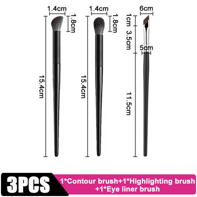 Deguna ēnu otiņa leņķveida kontūras aplauzuma otas Sejas deguna siluets Acu ēnas Kosmētiskā Blending Korektora otiņa Aplauzuma rīki