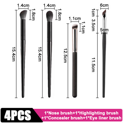 Deguna ēnu otiņa leņķveida kontūras aplauzuma otas Sejas deguna siluets Acu ēnas Kosmētiskā Blending Korektora otiņa Aplauzuma rīki