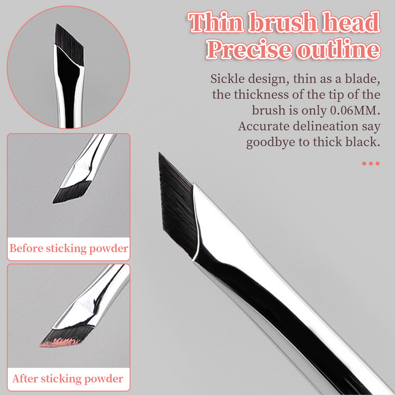 Deguna ēnu otiņa leņķveida kontūras aplauzuma otas Sejas deguna siluets Acu ēnas Kosmētiskā Blending Korektora otiņa Aplauzuma rīki