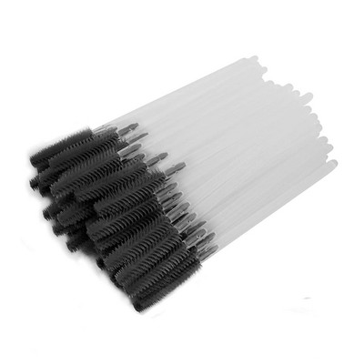 50 gab. Silikona gēla skropstu birstīte vienreizēja uzacu birstīte skropstu tušu nūjiņas aplikators grima otu ķemmes komplekti skropstu pieaudzēšanas rīks