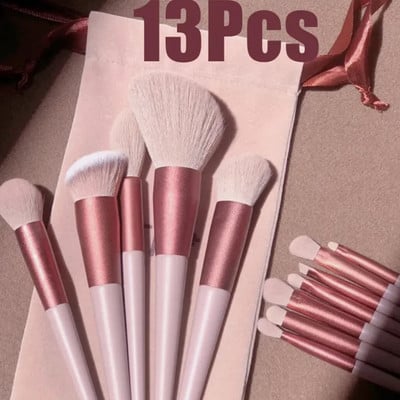 Professionaalne meigipintslikomplekt Ilupuuder Super Soft Blush Brush Foundation Peitevahend ripsmed Beauty Make Up Brush Cosmetic