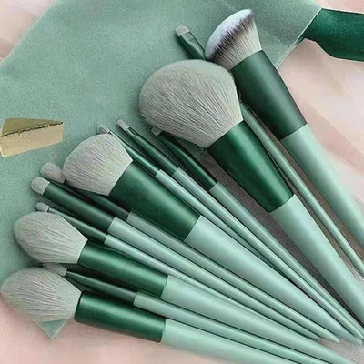 Profesionāls grima otu komplekts Beauty Powder Super Soft Blush Brush Foundation Korektors skropstas Beauty Make Up Brush Cosmetic