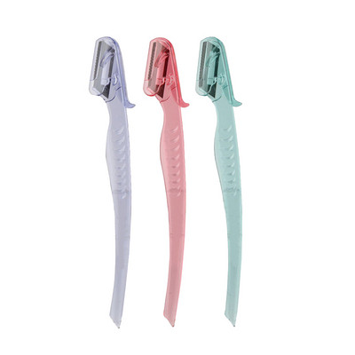 Karsyngirl 3/8 buc. Trimmer colorat pentru sprâncene Cuțit pentru machiaj Lame pentru sprâncene Îndepărtarea părului Racletă sigură Machiaj Instrumente de frumusețe