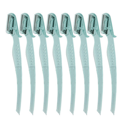 Karsyngirl 3/8 buc. Trimmer colorat pentru sprâncene Cuțit pentru machiaj Lame pentru sprâncene Îndepărtarea părului Racletă sigură Machiaj Instrumente de frumusețe