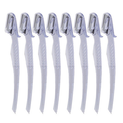 Karsyngirl 3/8 buc. Trimmer colorat pentru sprâncene Cuțit pentru machiaj Lame pentru sprâncene Îndepărtarea părului Racletă sigură Machiaj Instrumente de frumusețe