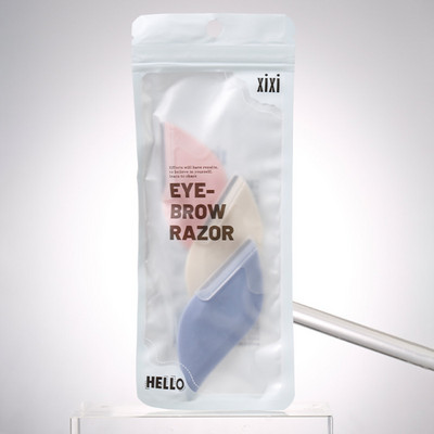 Set od 3 komada Makro trimer za obrve Brijač za obrve Prijenosni neklizajući, jednostavan za rukovanje Aparat za brijanje Uklanjanje obrva Alati za uljepšavanje