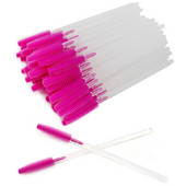 50Gb Vienreizējās lietošanas skropstu birstīte Silikona Skropstu pieaudzēšanas Uzacu birstīte Skropstu tuša Nūjiņas Aplikators Kosmētiskās Birstes Aplauzuma rīks