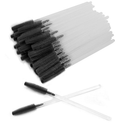 50Gb Vienreizējās lietošanas skropstu birstīte Silikona Skropstu pieaudzēšanas Uzacu birstīte Skropstu tuša Nūjiņas Aplikators Kosmētiskās Birstes Aplauzuma rīks