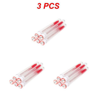 1 ~ 4 gab. Atkārtoti lietojamas uzacu birstītes tūbiņas vienreizējās lietošanas Crystal MakeUp birstes Skropstu pieaudzēšanai maināmi Mascara Wands instrumenti