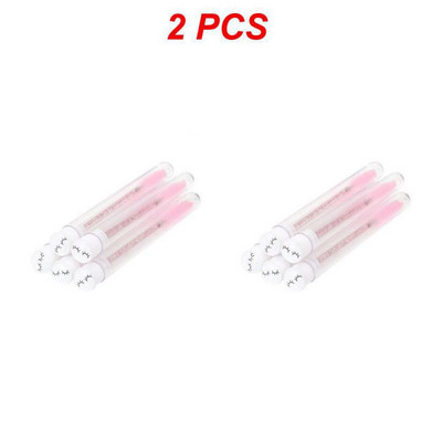 1 ~ 4 gab. Atkārtoti lietojamas uzacu birstītes tūbiņas vienreizējās lietošanas Crystal MakeUp birstes Skropstu pieaudzēšanai maināmi Mascara Wands instrumenti