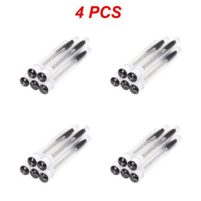 1 ~ 4 gab. Atkārtoti lietojamas uzacu birstītes tūbiņas vienreizējās lietošanas Crystal MakeUp birstes Skropstu pieaudzēšanai maināmi Mascara Wands instrumenti