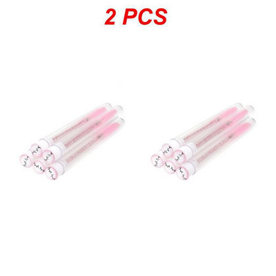 1 ~ 4 gab. Atkārtoti lietojamas uzacu birstītes tūbiņas vienreizējās lietošanas Crystal MakeUp birstes Skropstu pieaudzēšanai maināmi Mascara Wands instrumenti