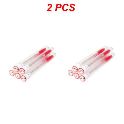 1 ~ 4 gab. Atkārtoti lietojamas uzacu birstītes tūbiņas vienreizējās lietošanas Crystal MakeUp birstes Skropstu pieaudzēšanai maināmi Mascara Wands instrumenti