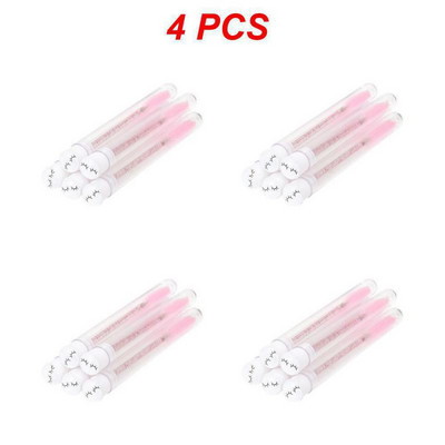 1 ~ 4 gab. Atkārtoti lietojamas uzacu birstītes tūbiņas vienreizējās lietošanas Crystal MakeUp birstes Skropstu pieaudzēšanai maināmi Mascara Wands instrumenti