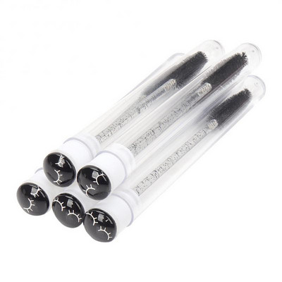 1 ~ 4 gab. Atkārtoti lietojamas uzacu birstītes tūbiņas vienreizējās lietošanas Crystal MakeUp birstes Skropstu pieaudzēšanai maināmi Mascara Wands instrumenti