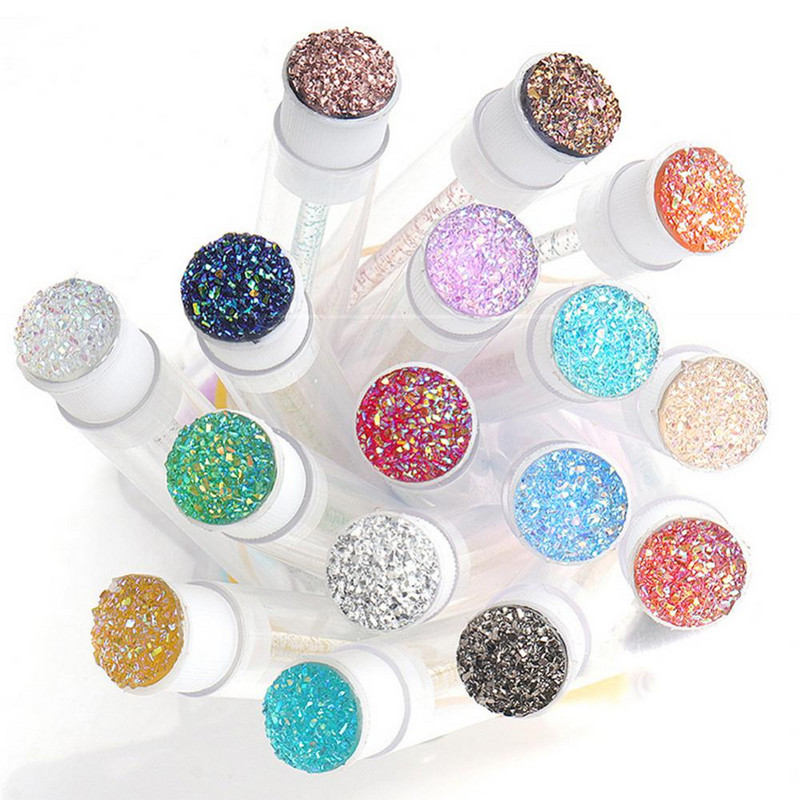 1 ~ 4 gab. Atkārtoti lietojamas uzacu birstītes tūbiņas vienreizējās lietošanas Crystal MakeUp birstes Skropstu pieaudzēšanai maināmi Mascara Wands instrumenti