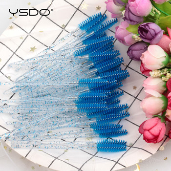 YSDO 5/50 Pcs Crystal Eyelash Brushes Ράβδοι μάσκαρα μίας χρήσης Βούρτσα μακιγιάζ Applicator Eye Lashes Cosmetic Brush Toolsls