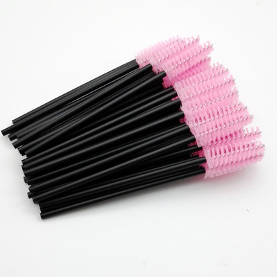 Labas kvalitātes vienreizējās lietošanas 5/50 gab./iepakojumā Crystal Eyelash Makeup Brush Diamond Handle Skropstu nūjiņas Skropstu pieaudzēšanas aplauzuma rīks Hot