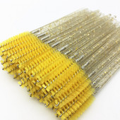 LTWEGO 50Gb vienreizējās lietošanas kristāla skropstu aplauzuma birstīte skropstu tušu nūjiņas aplikators skropstu locīšanas ķemme skaistumkopšanas aplauzums