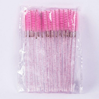 LTWEGO 50Gb vienreizējās lietošanas kristāla skropstu aplauzuma birstīte skropstu tušu nūjiņas aplikators skropstu locīšanas ķemme skaistumkopšanas aplauzums