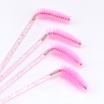 Lashtalk 50PCs Brushes For Eyelash Extension Black Pink Purple Mascara Fake Lashes Brush Ραβδί μάσκαρα μιας χρήσης