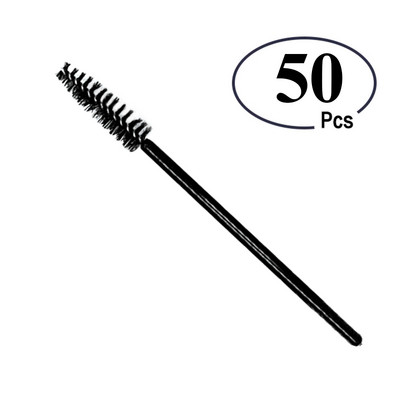 Lashtalk 50PCs birstes skropstu pieaudzēšanai melna rozā violeta skropstu tušas viltus skropstu otiņa vienreizējās lietošanas skropstu zizlis