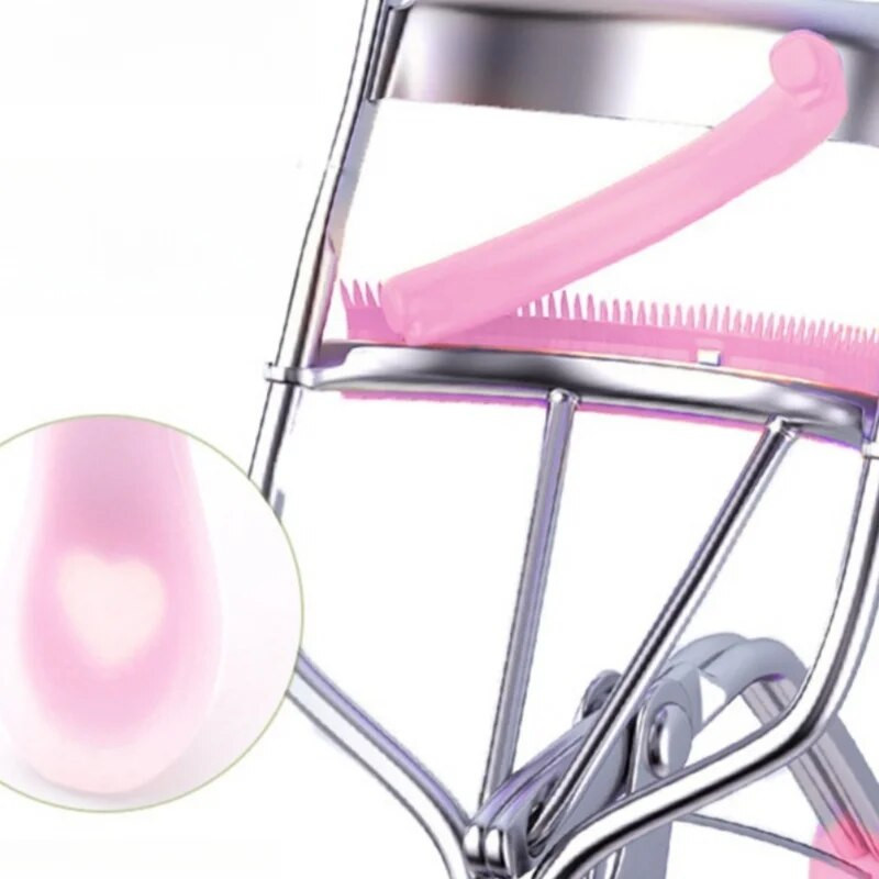 Skropstu skava Comb Curl Natural Iesācēju plakstiņu bezmaksas pārnēsājams saulespuķu skropstu atliecējs Skropstu atliecējs trīsdimensiju nerūsējošais materiāls