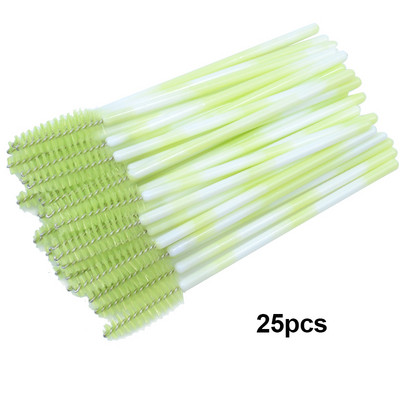 Kekelala 50/25 tk Värvilised mikroripsmeripsmetušš Wands Fake Lash Spoolies Mini kammiharja aplikaatorid ilumeigi tööriistad