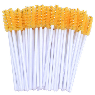 Kekelala 50/25 tk Värvilised mikroripsmeripsmetušš Wands Fake Lash Spoolies Mini kammiharja aplikaatorid ilumeigi tööriistad