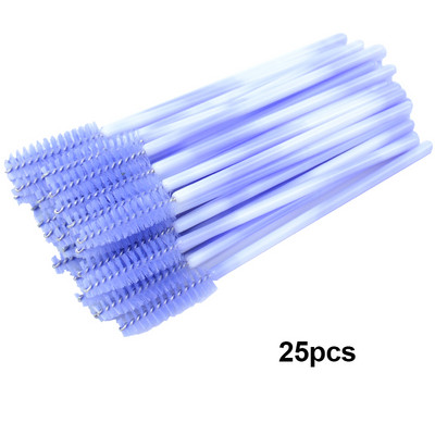 Kekelala 50/25 tk Värvilised mikroripsmeripsmetušš Wands Fake Lash Spoolies Mini kammiharja aplikaatorid ilumeigi tööriistad
